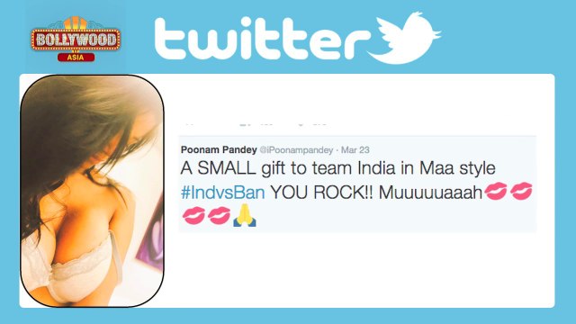 Poonam Pandey's STRIP TEASE For Indian Cricket Team | Bollywood Asia