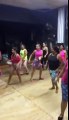 Raissa Chaddad na aula de dança