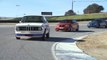 BMW M2, BMW 1 Series M Coupe and BMW 2002 turbo on Racetrack