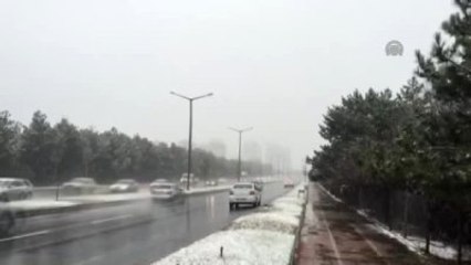 Başkentte Kar Yağışı