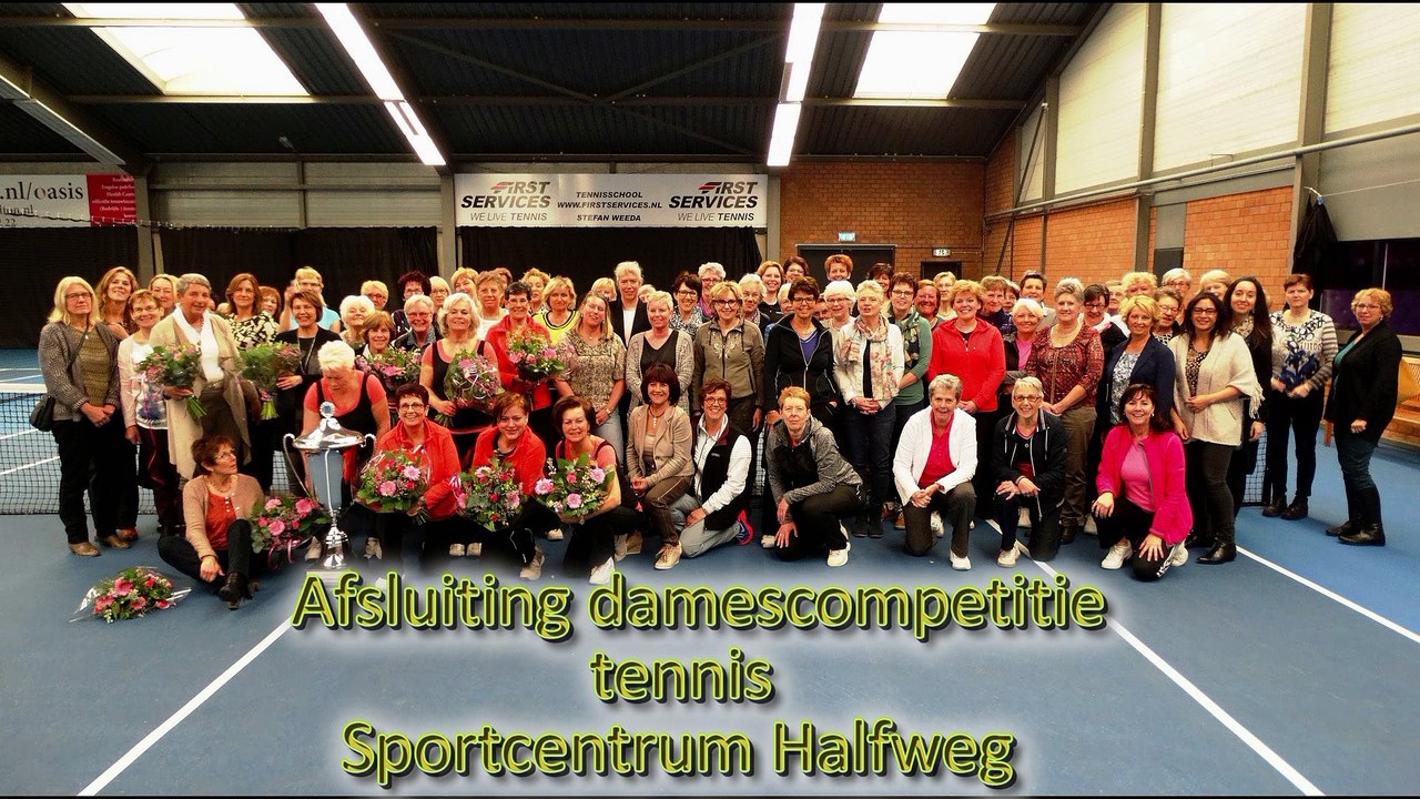 Sportcentrum Halfweg - Afsluiting damescompetitie tennis / Spijkenisse 2016