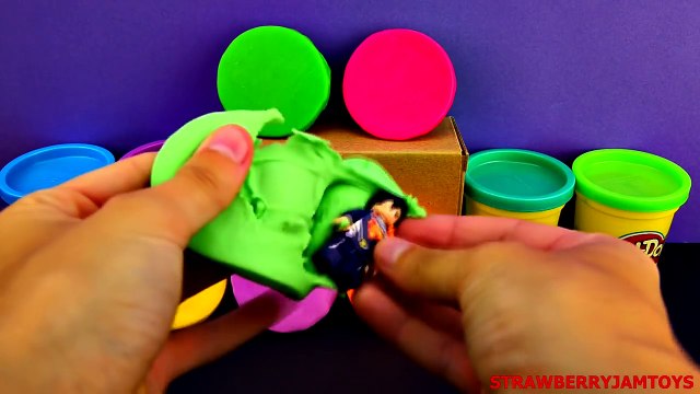 Shopkins Play Doh Superman MLP Hello Kitty Despicable Me 2 Surprise Eggs StrawberryJamToys