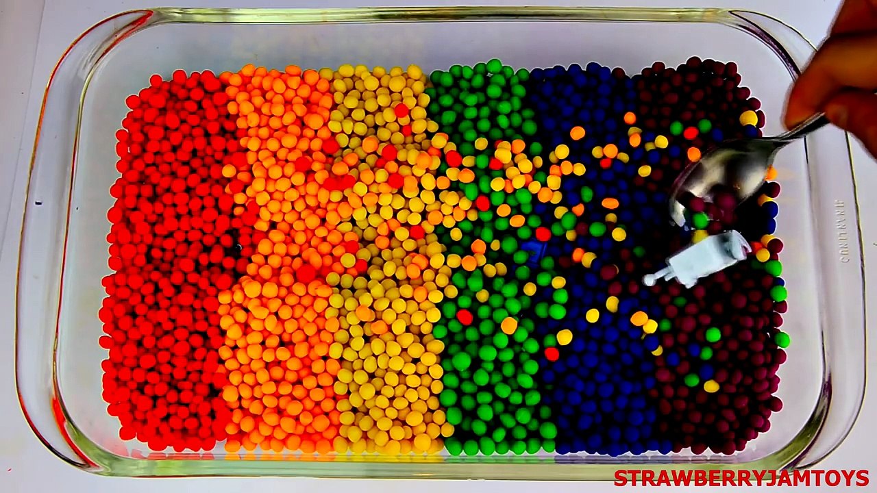 Shopkins Play Doh Thor Pocahontas Spongebob Rainbow Dippin Dots Surprise Eggs by StrawberryJamToys