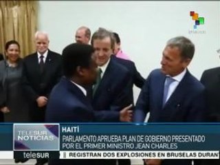 Haití: aprueba parlamento plan de gobierno de Jean Charles