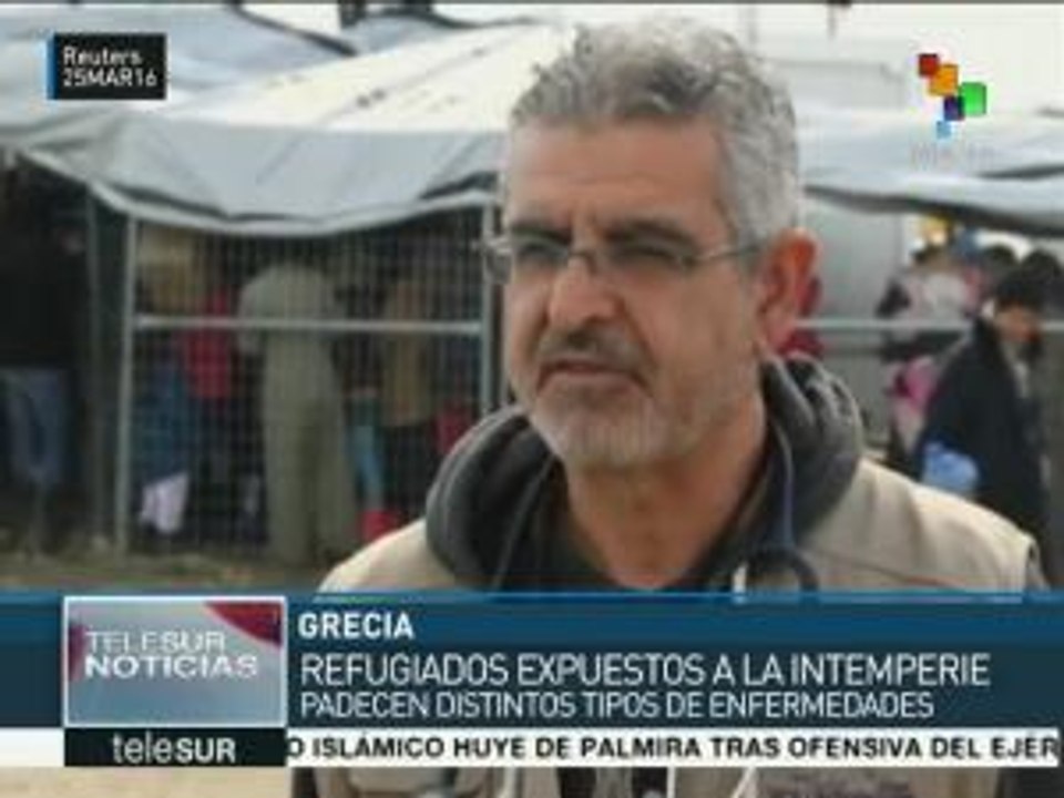 Grecia: campamento de Idomeni, en las más precarias condiciones