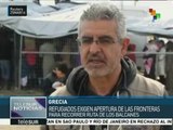 Se agrava crisis humanitaria en campamento de refugiados de Idomeni