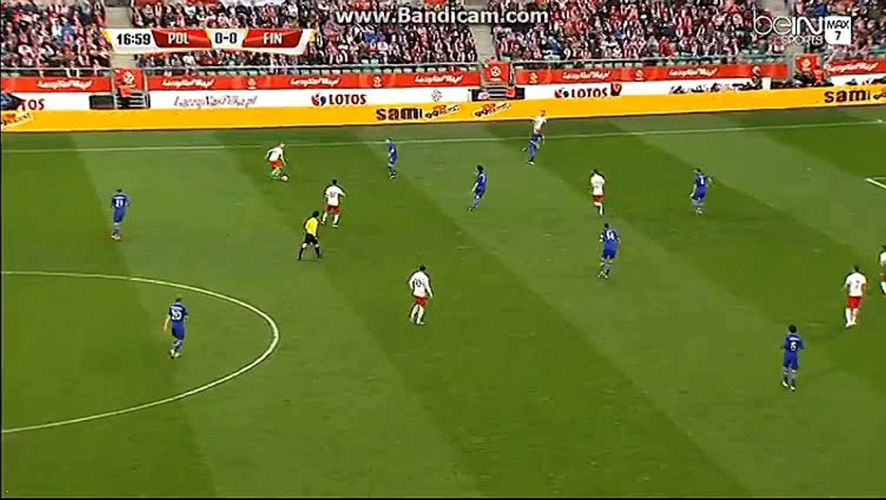 Grosicki Goal 1-0  Poland vs Finland  26.03.2016