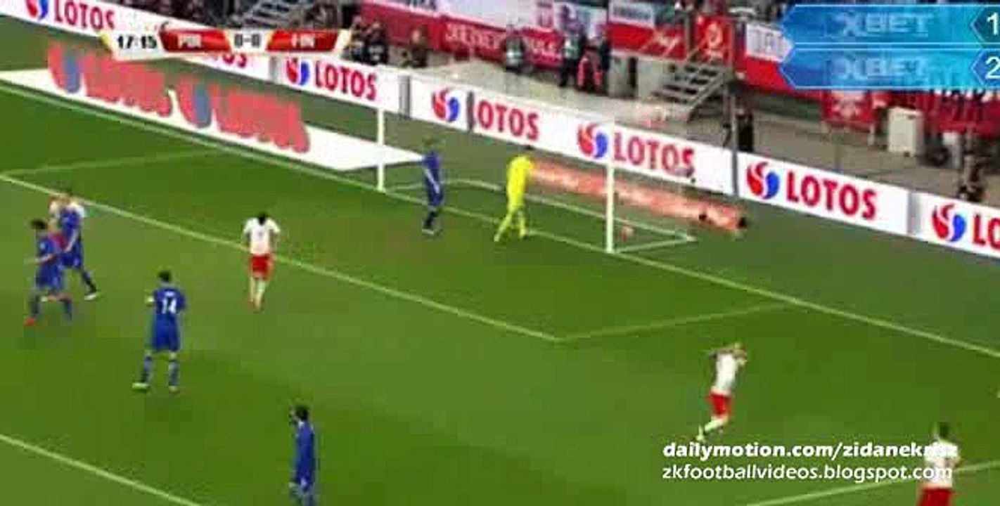 1-0 Kamil Grosicki Goal - Poland vs. Finland - Friendly 26.03.2016