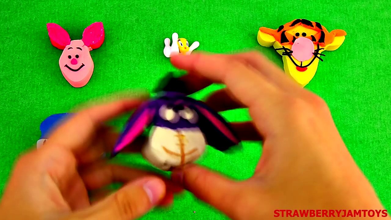 Shopkins Play-Doh Spongebob Squarepants Surprise Eggs Moshi Monsters MLP Cars 2 StrawberryJamToys