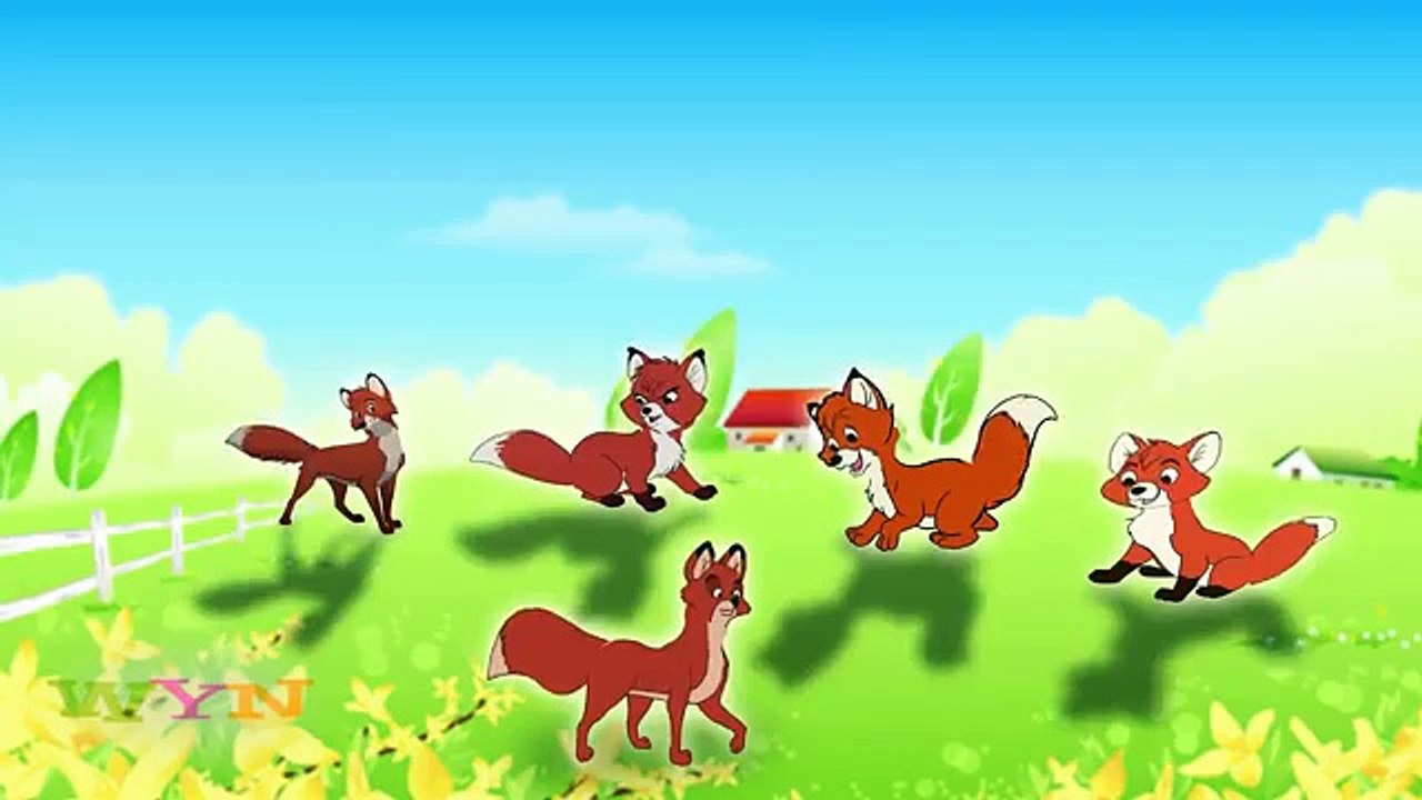 Fox Finger Family _ Daddy Finger Family Songs _ 3D Cartoon Finger Family Rhymes For Kids