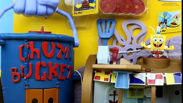 Imaginext Krusty Krab Playset Spongebob Squarepants Plankton Battle for Crabby Patty!