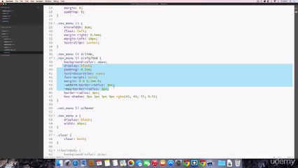 Adding Highlighting To Our Menu