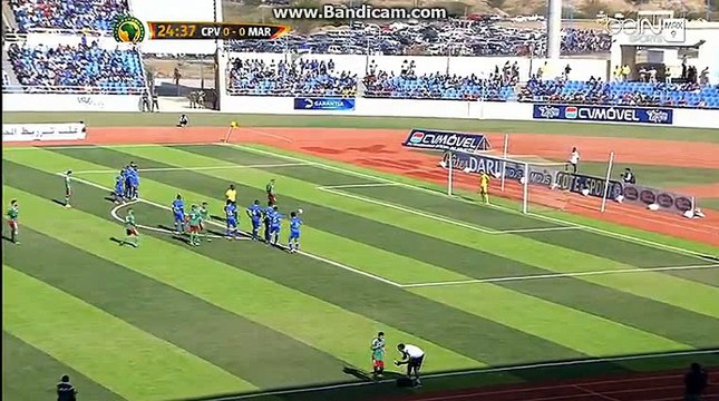 Cape Verde Island VS Morocco 0-1 Goal by El Arabi 26-03-2016