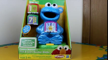 Cookie Monster's Find & Learn Number Blocks meets Thomas the Train!