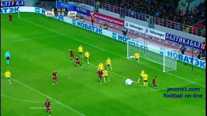 Russia vs Lithuania 3-0 All Goals & Highlights HD 26-03-2016