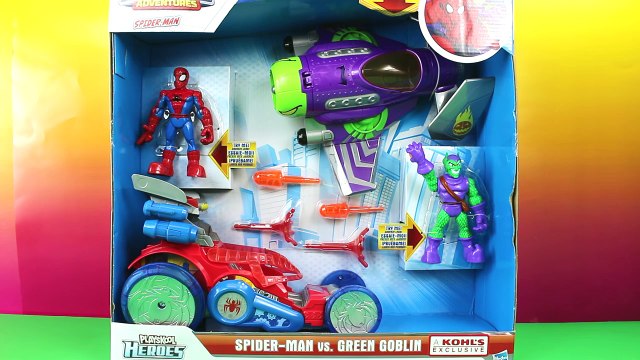 Spider-man Playskool heroes Spiderman vs. Green Goblin marvel superhero