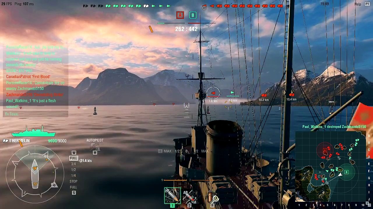 World Of Warships Match 4