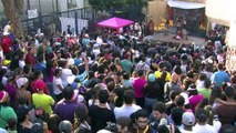 Catholics take part in Good Friday procession in Venezuela slum