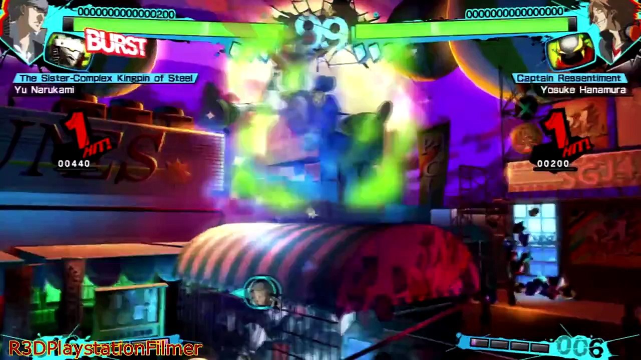 Persona 4 Arena Ultimax - Story Mode Battles #2: "Yu Narukami Vs. Yosuke Hanamura" {English, HD}