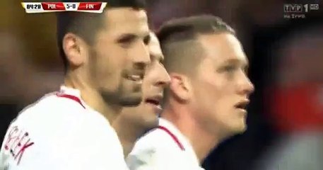 Poland vs Finland 5-0 Kamil Grosicki Second Goal 26-03-2016 hd