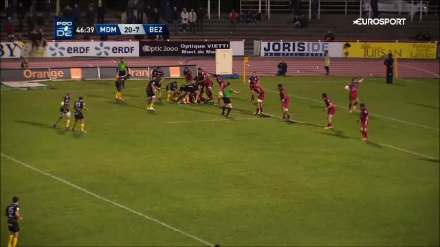 SITE OFFICIEL STADE MONTOIS RUGBY - ESSAI 3 R. RATU - STADE MONTS vs BEZIERS