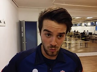 Hockey EHL: interview d'Arthur Verdussen suite à la défaite du Léopold contre Oranje Zwart