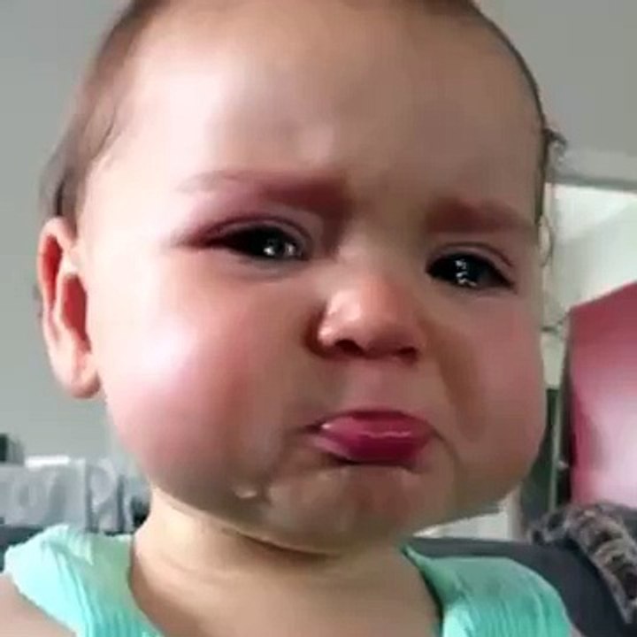 Cutest Baby Ever! Tears in Eyes but Mouth is not open!