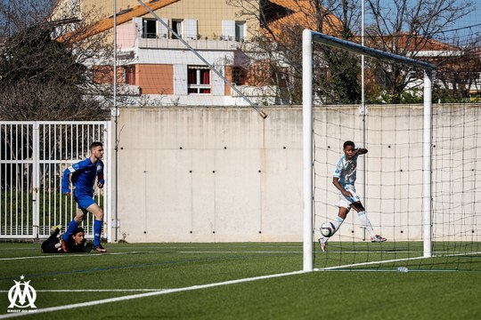 U19 National - OM 3-0 Colomiers : le but de Dylan Bolnet (46e)