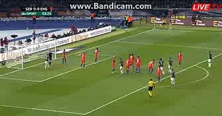 Thomas Muller Horror Faul in Attack - Germany 0-0 England - 26.03.2016