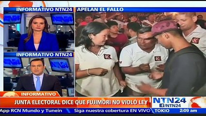 Apelan decisión que rechazó excluir a Keiko Fujimori de la carrera presidencial en Perú