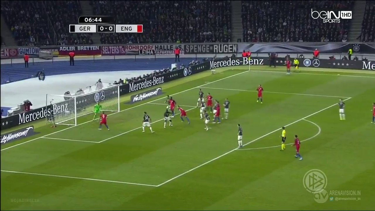 Gary Cahill Incredible Chance - Germany v. England - Friendly 26.03.2016 HD