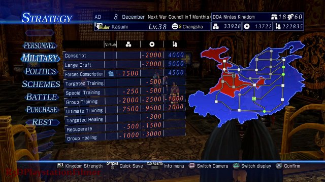 Dynasty Warriors 8: Empires - Kasumi PS4 Walkthrough Part 21: Invasion of Xiliang {English, HD}