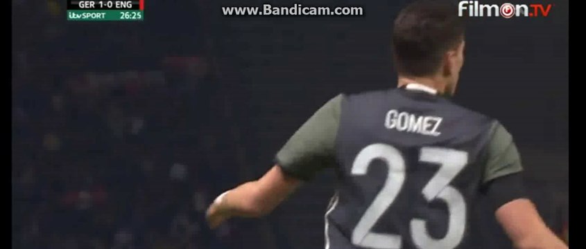 Mario Gomez goal DISALLOWED HD | Germany 0-0 England 26-03-2016