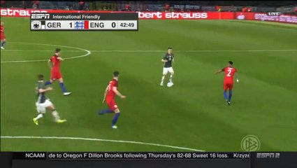 Tony Kroos Goal - Germany 1-0 England - 26.03.2016