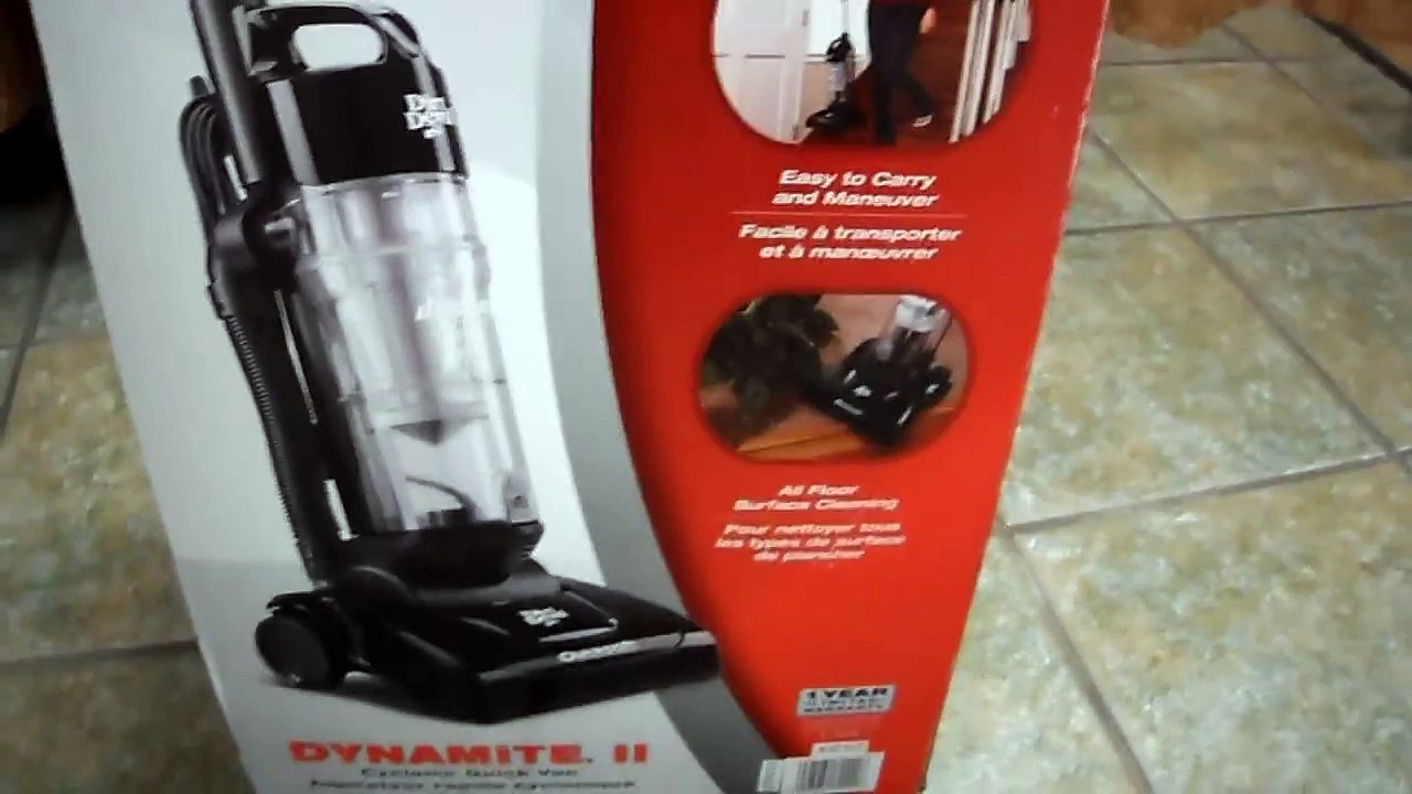 Unboxing Review Dirt Devil Cyclonic Dynamite II 2 Vacuum Cleaner Quick Path Motor Driven b