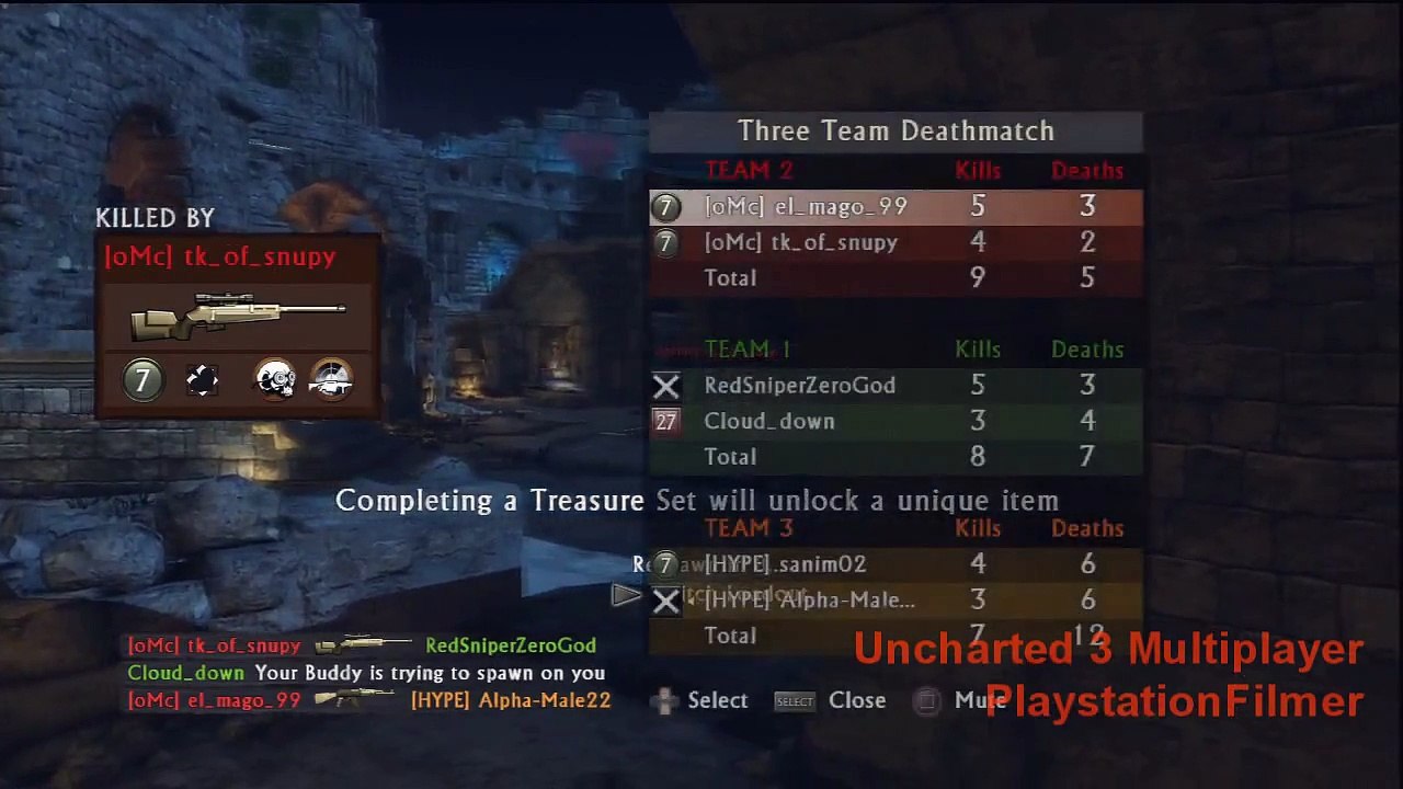 Uncharted 3 Multiplayer - Match #1