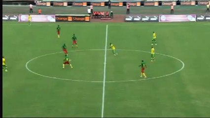 45+2 Bassong S. GOAL - Cameroon 1-1 South Africa 26.03.2016