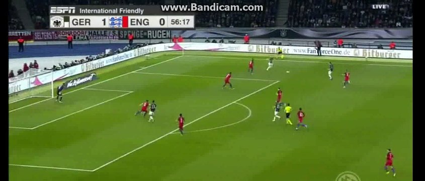 Mario Gomez Goal HD | Germany 2-0 England 26-03-2016
