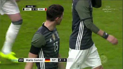 Mario Gomez Goal HD - Germany 2-0 England - 26-03-2016 Friendly Match -