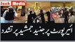 BREAKING: Leaked Video of Junaid Jamshed got beaten at Islamabad Airport