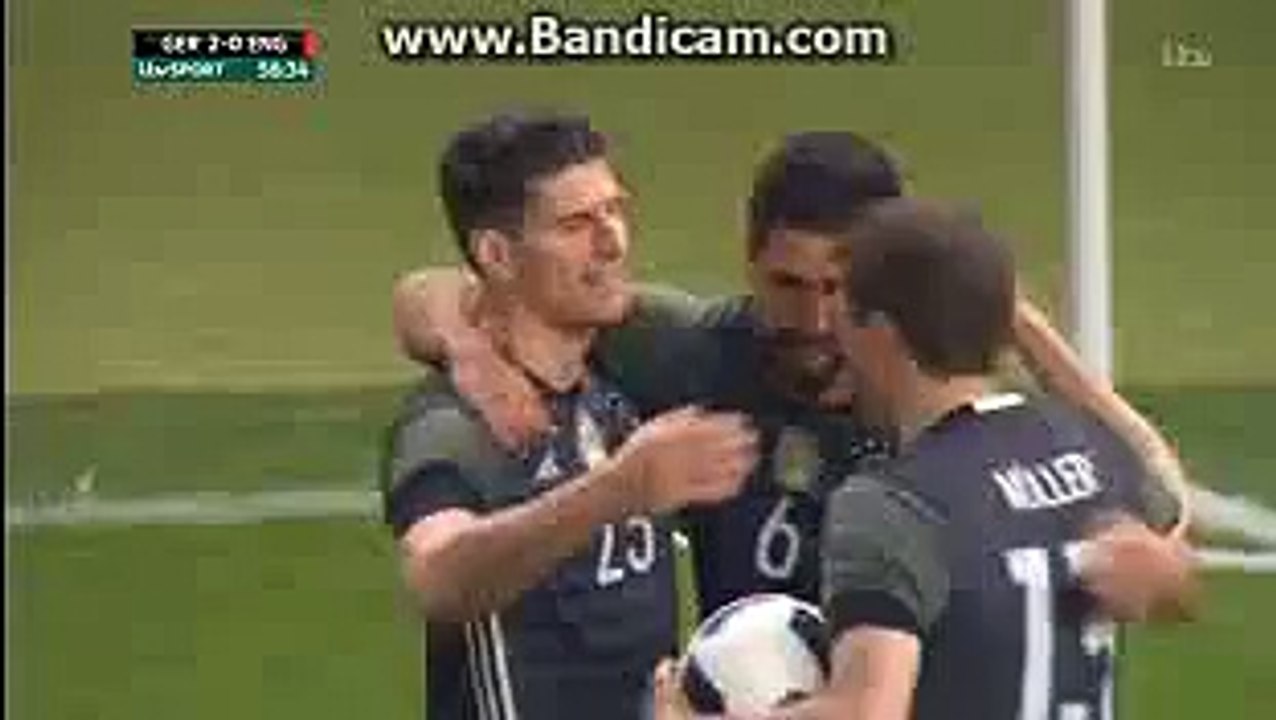 Germany vs England 2-0 Mario Gomez Goal - 26.03.2016 Friendly Match