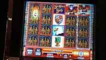 GRIFFINS GATE Penny Video Slot Machine with HOT HOT SUPER RESPINS Las Vegas Strip Casino