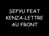 SEFYU FEAT KENZA-LETTRE AU FRON