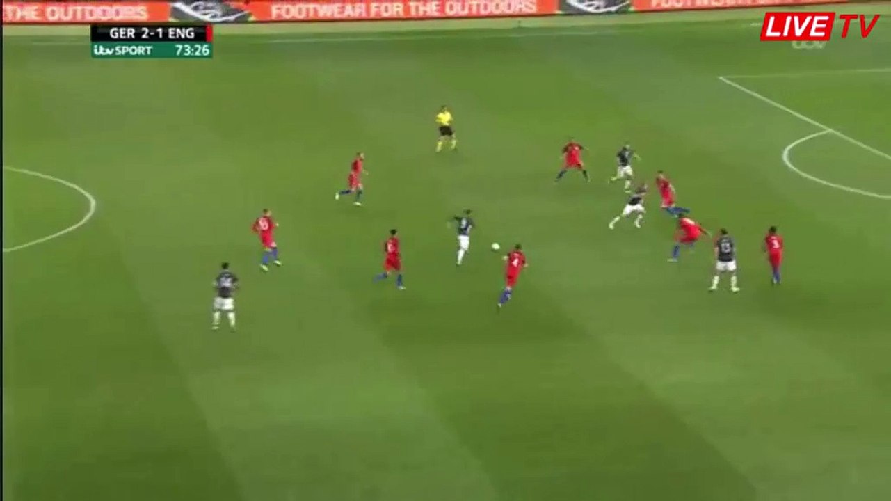 Vardy Amazing Goal - Germany 2-2 England - 26-03-2016