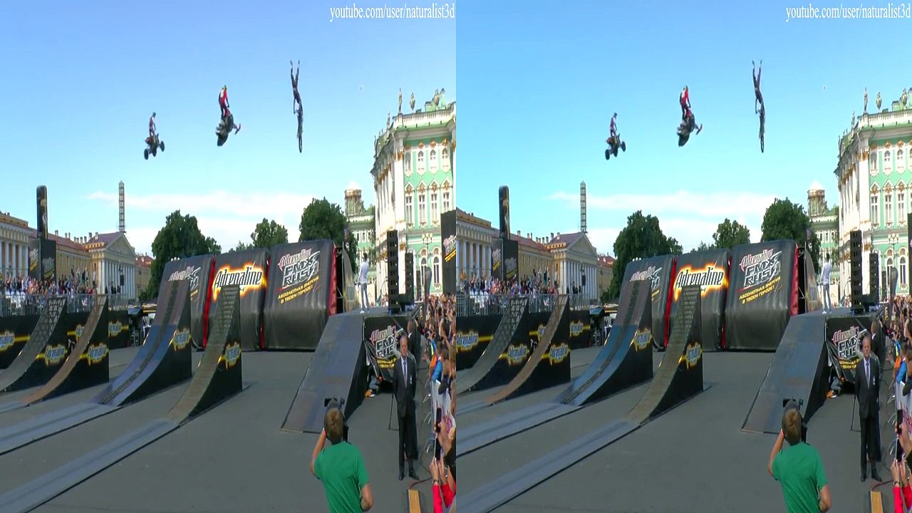 (3D) Moto freestyle Quad bike motocross Мотофристайл part 1