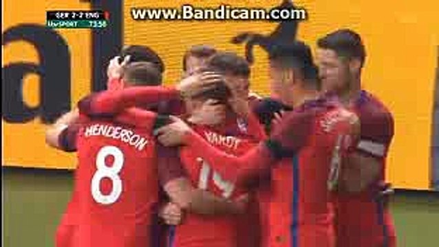 Jamie Vardy Goal - Germany 2-2 England - 26.03.2016