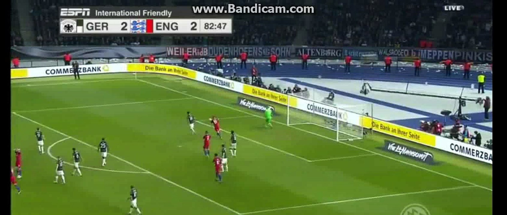 Dele Alli incredible MISS  HD  Germany 2-2 England 26-03-2016