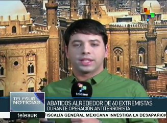 Egipto: ejército abate a 60 presuntos extremistas