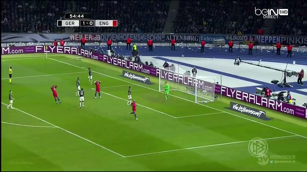 Germany 2-3 England - All Goals & Highlights 26-03-2016