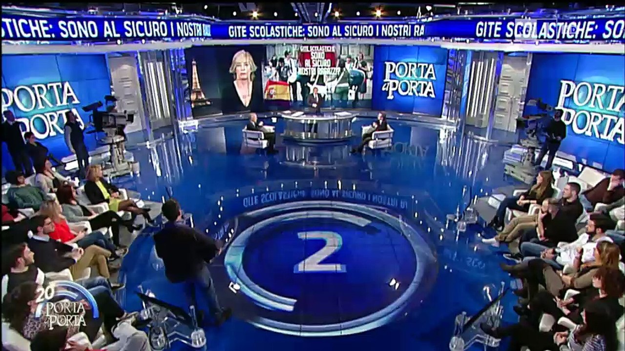 Chiara Paduano - Porta a Porta del 21-3-2016. Progetto Erasmus